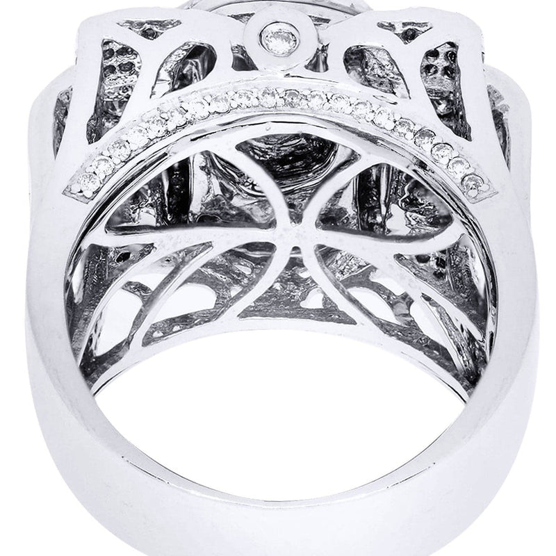 White Gold Mens Diamond Ring| 1.17 Carats| 20.29 Grams