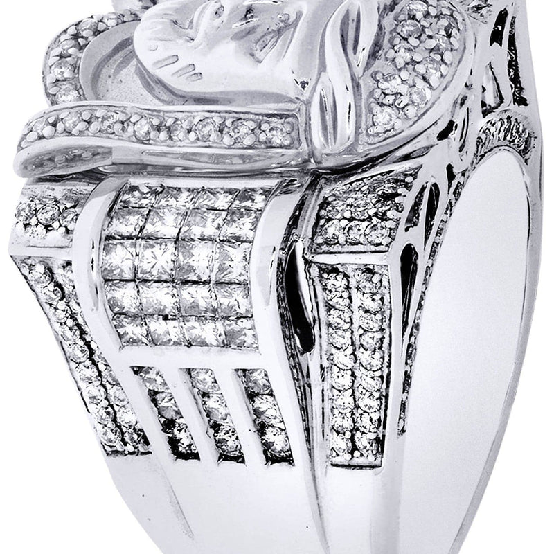 White Gold Mens Diamond Ring| 1.17 Carats| 20.29 Grams