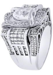White Gold Mens Diamond Ring| 1.17 Carats| 20.29 Grams