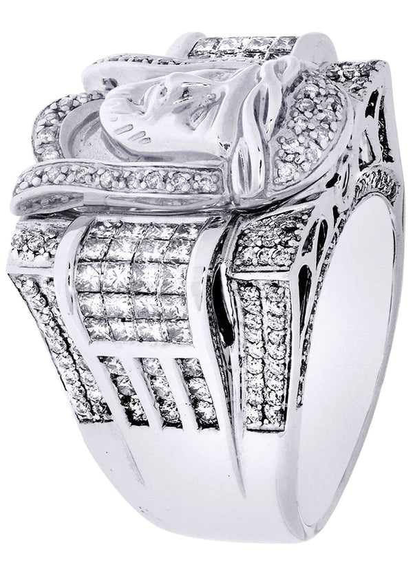 White Gold Mens Diamond Ring| 1.17 Carats| 20.29 Grams