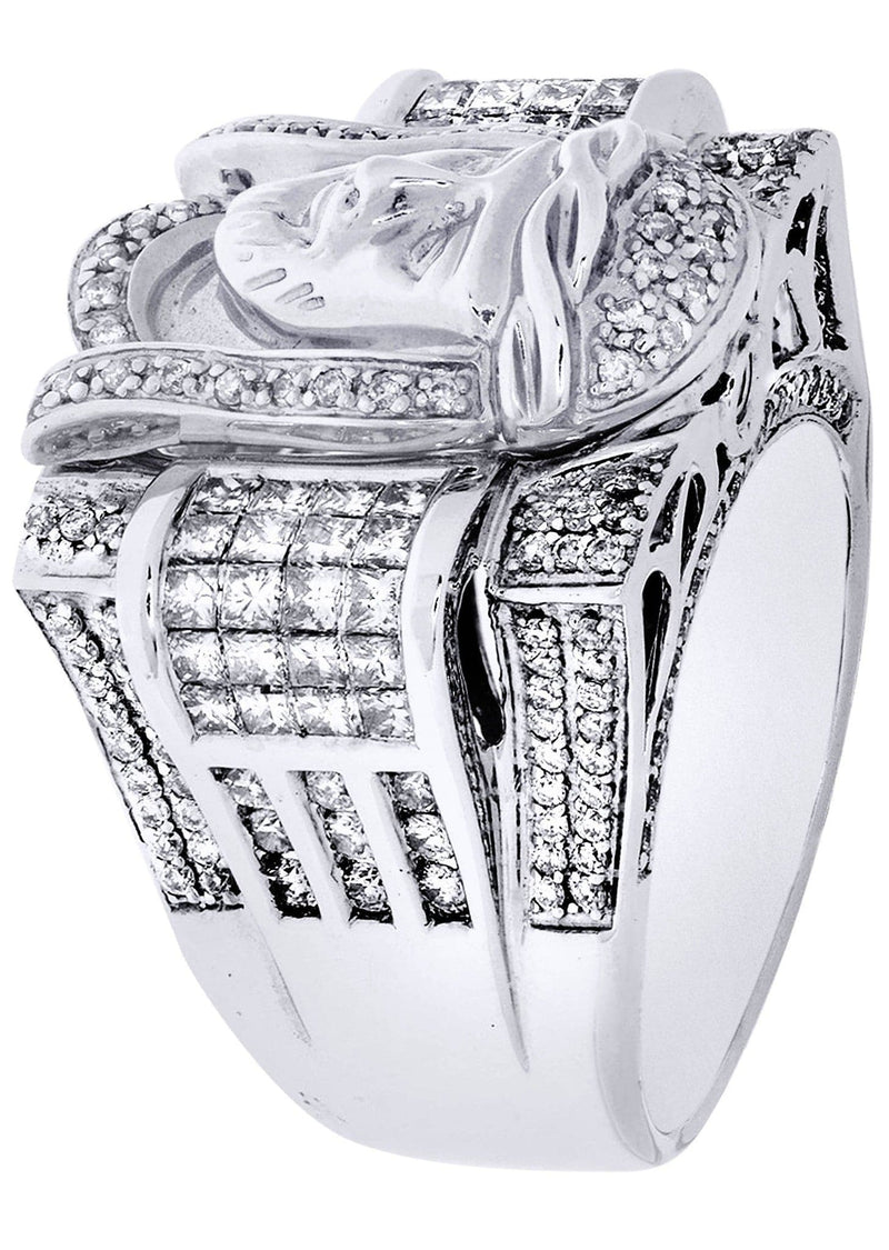 White Gold Mens Diamond Ring| 1.17 Carats| 20.29 Grams