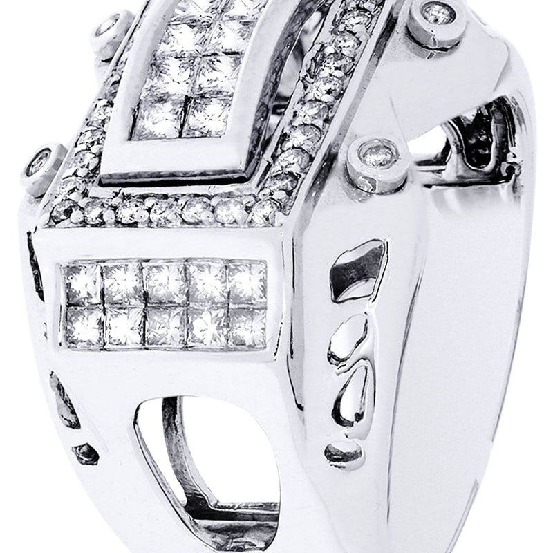 White Gold Mens Diamond Ring| 0.31 Carats| 14.52 Grams