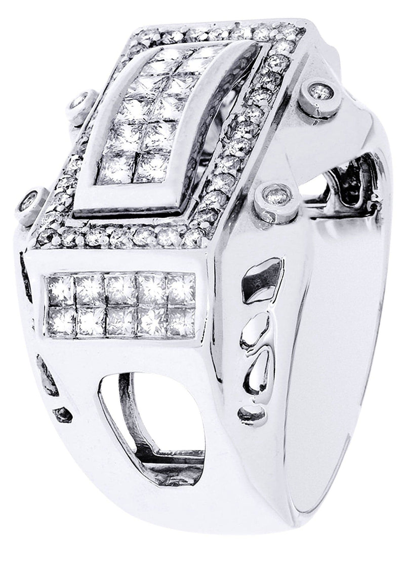 White Gold Mens Diamond Ring| 0.31 Carats| 14.52 Grams
