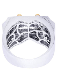 White Gold Mens Diamond Ring| 0.36 Carats| 15.35 Grams