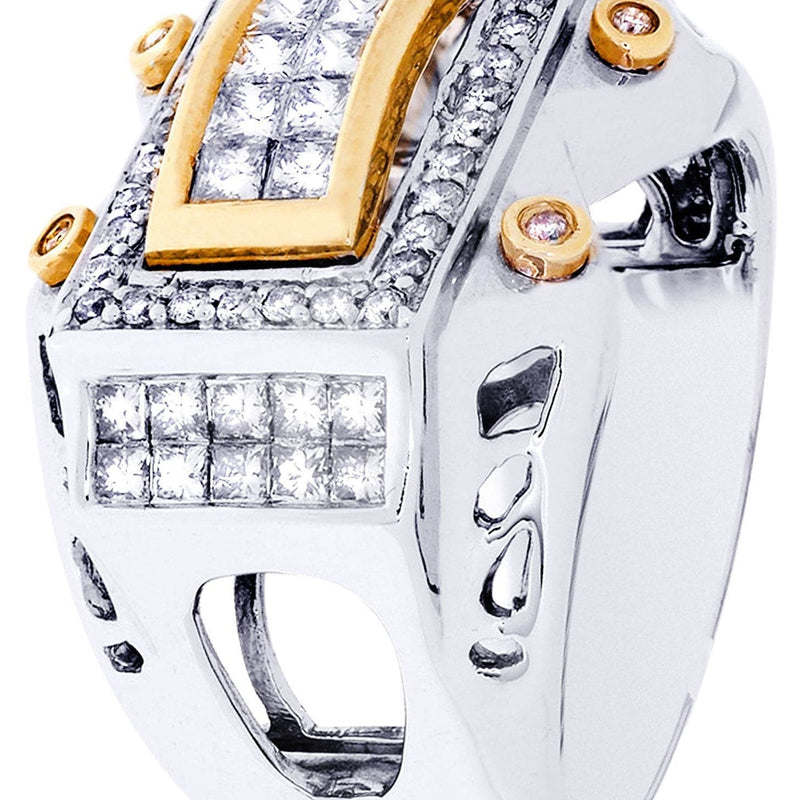 White Gold Mens Diamond Ring| 0.36 Carats| 15.35 Grams