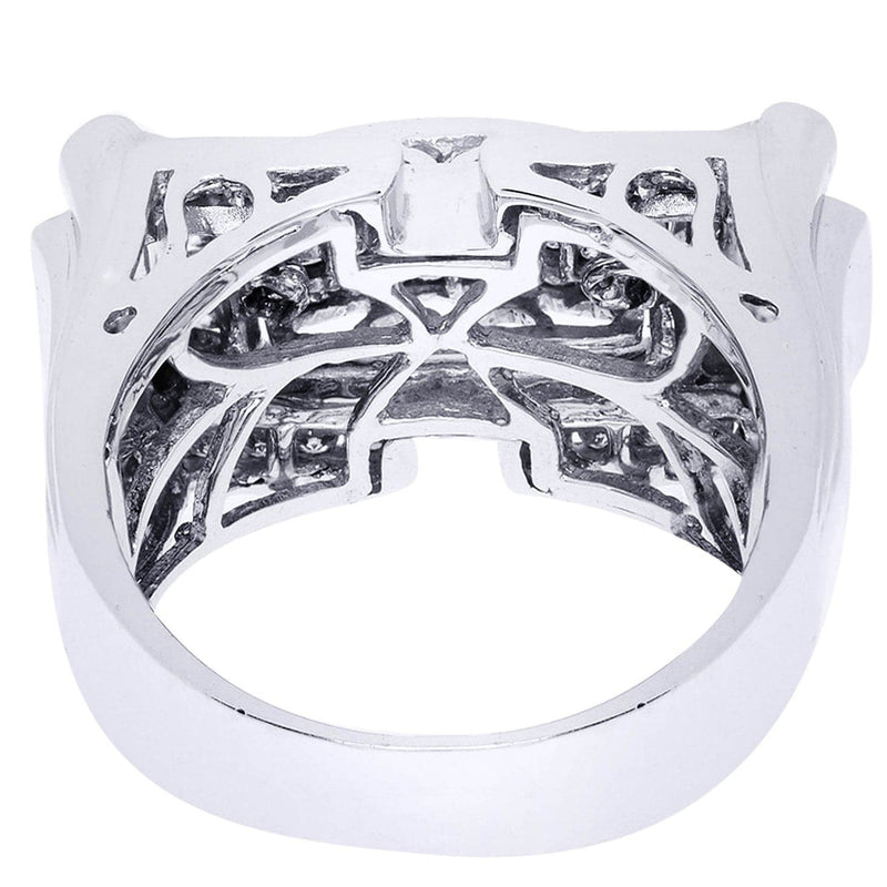 White Gold Mens Diamond Ring| 0.63 Carats| 15.04 Grams