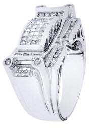 White Gold Mens Diamond Ring| 0.63 Carats| 15.04 Grams