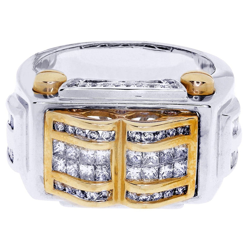 White Gold Mens Diamond Ring| 0.52 Carats| 14.49 Grams