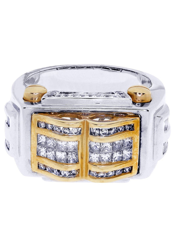 White Gold Mens Diamond Ring| 0.52 Carats| 14.49 Grams