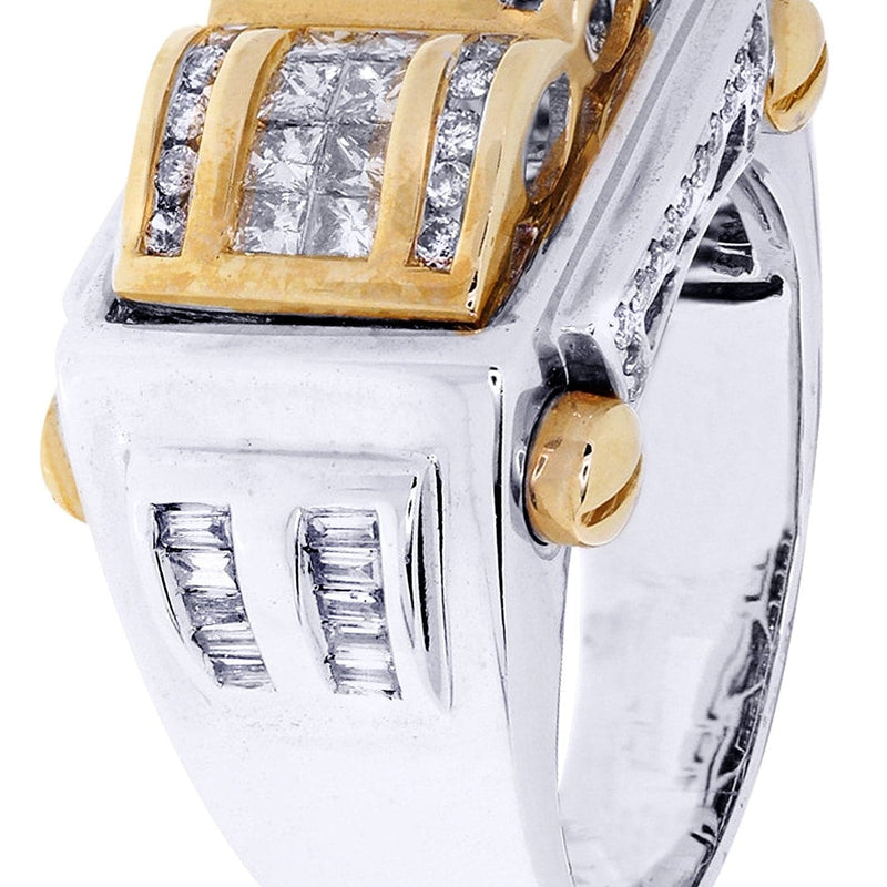 White Gold Mens Diamond Ring| 0.52 Carats| 14.49 Grams