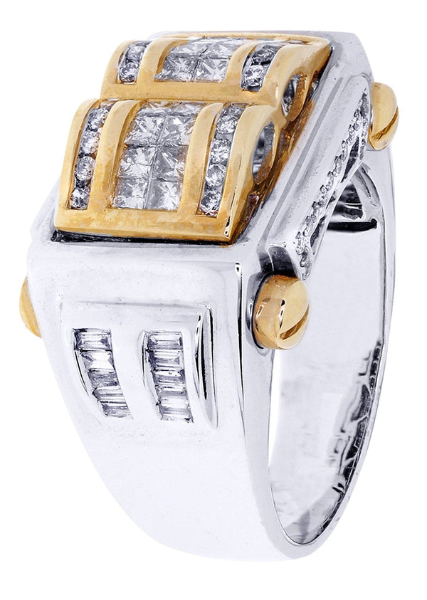 White Gold Mens Diamond Ring| 0.52 Carats| 14.49 Grams