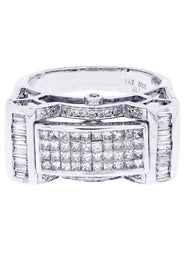 White Gold Mens Diamond Ring| 1.08 Carats| 13.06 Grams