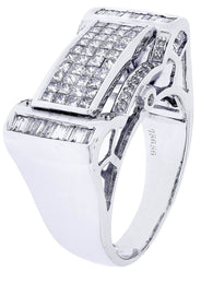 White Gold Mens Diamond Ring| 1.08 Carats| 13.06 Grams