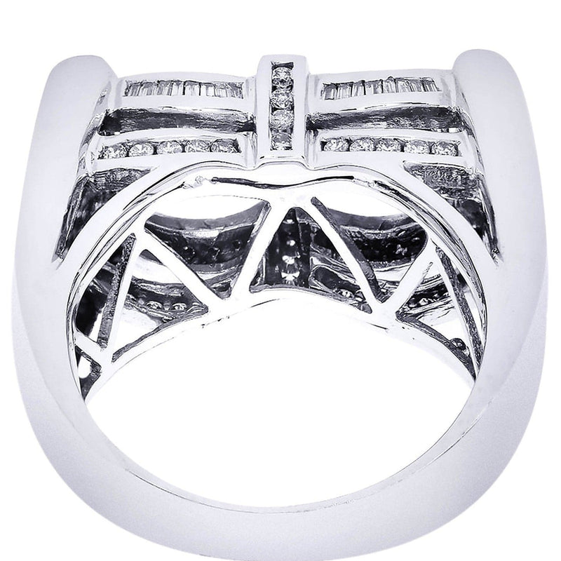 White Gold Mens Diamond Ring| 0.45 Carats| 15.47 Grams