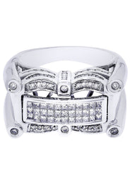 White Gold Mens Diamond Ring| 0.45 Carats| 15.47 Grams