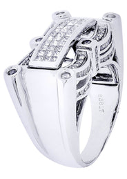 White Gold Mens Diamond Ring| 0.45 Carats| 15.47 Grams