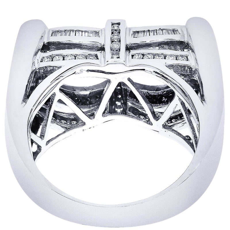 White Gold Mens Diamond Ring| 0.45 Carats| 15.35 Grams