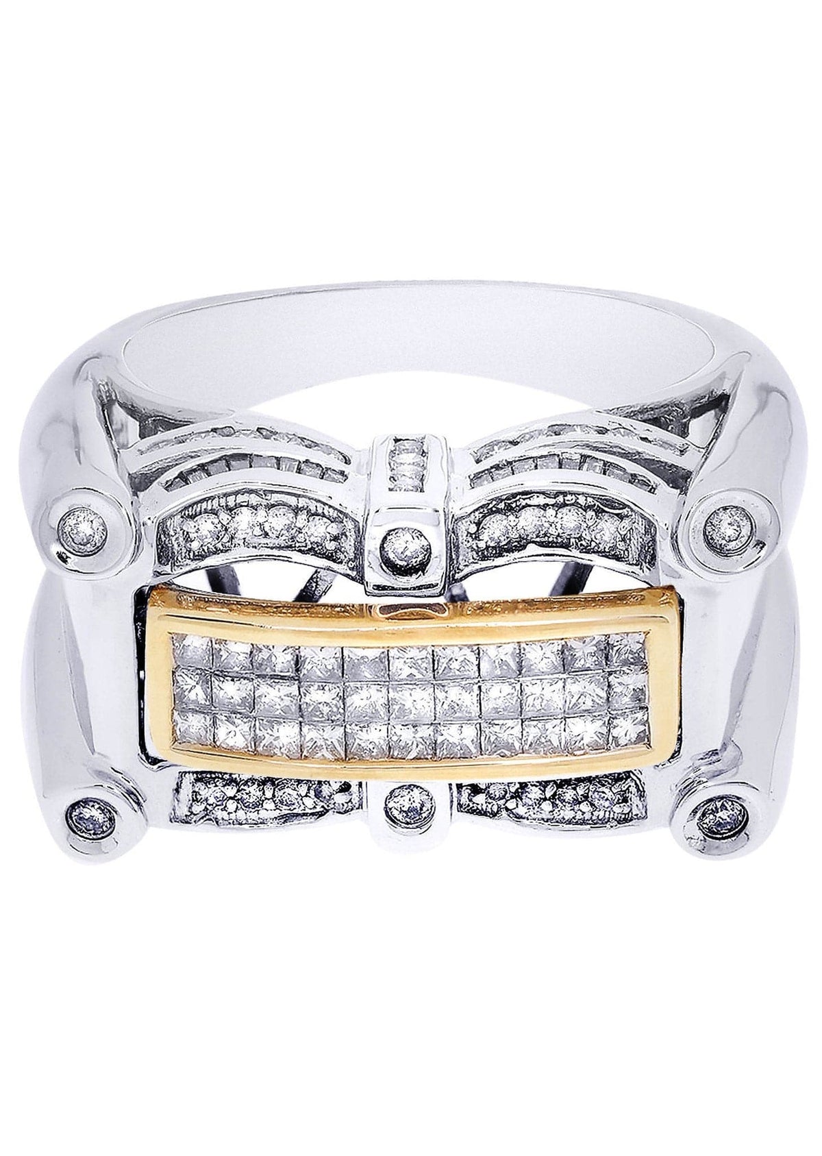 White Gold Mens Diamond Ring| 0.45 Carats| 15.35 Grams