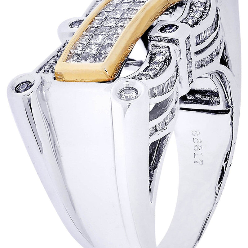 White Gold Mens Diamond Ring| 0.45 Carats| 15.35 Grams