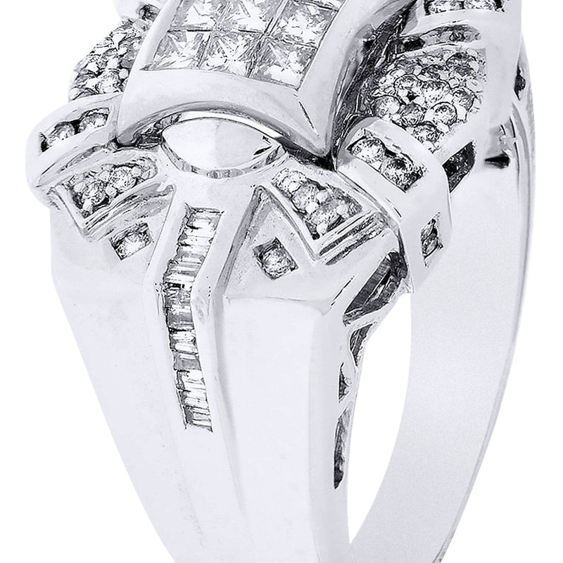 White Gold Mens Diamond Ring| 0.32 Carats| 12.47 Grams