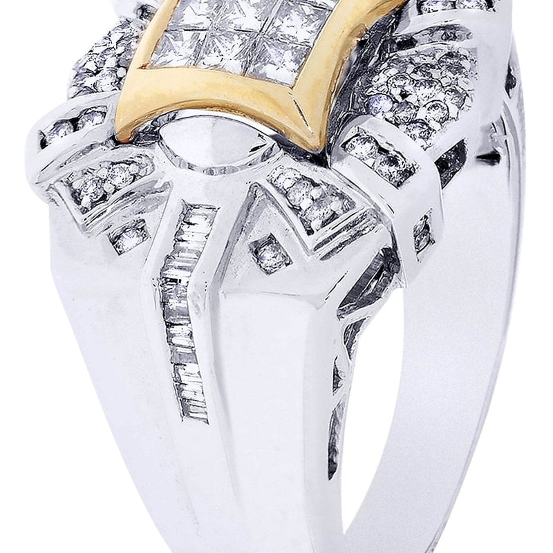White Gold Mens Diamond Ring| 0.32 Carats| 12.49 Grams