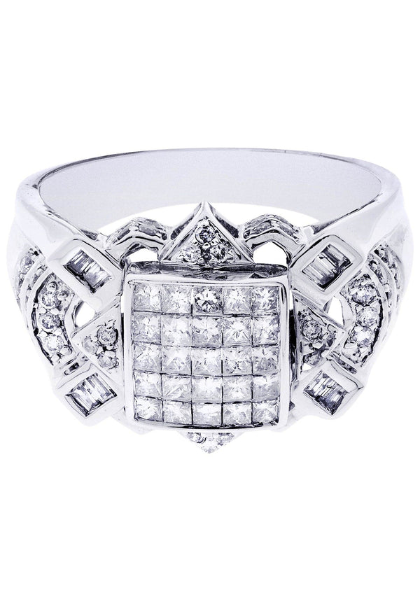 White Gold Mens Diamond Ring| 0.67 Carats| 10.12 Grams