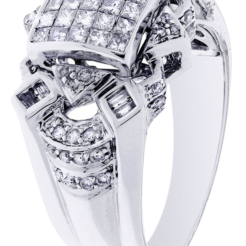 White Gold Mens Diamond Ring| 0.67 Carats| 10.12 Grams