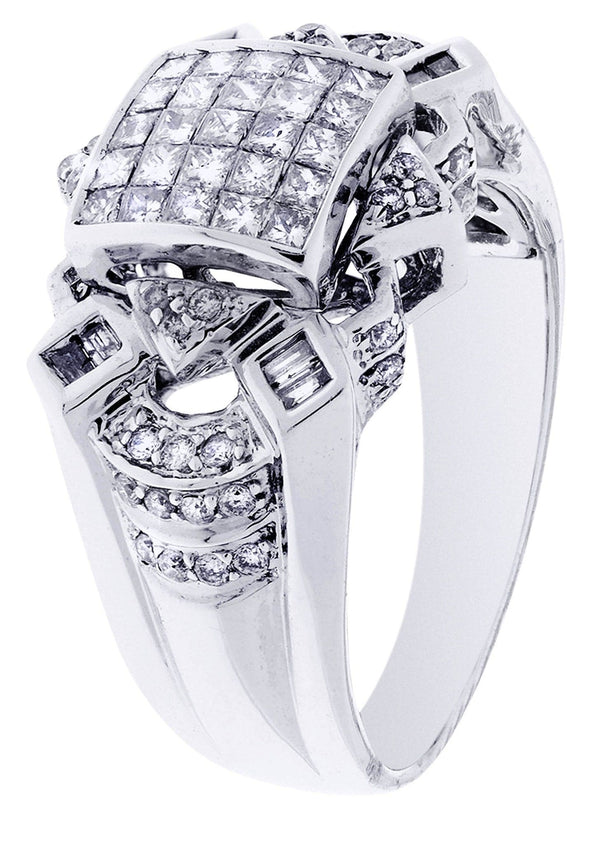 White Gold Mens Diamond Ring| 0.67 Carats| 10.12 Grams