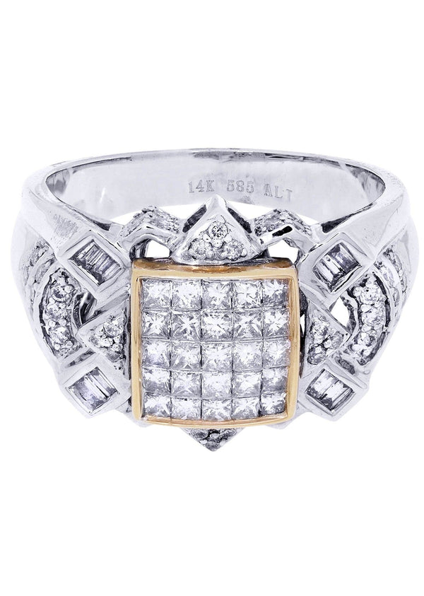 White Gold Mens Diamond Ring| 0.42 Carats| 10.2 Grams