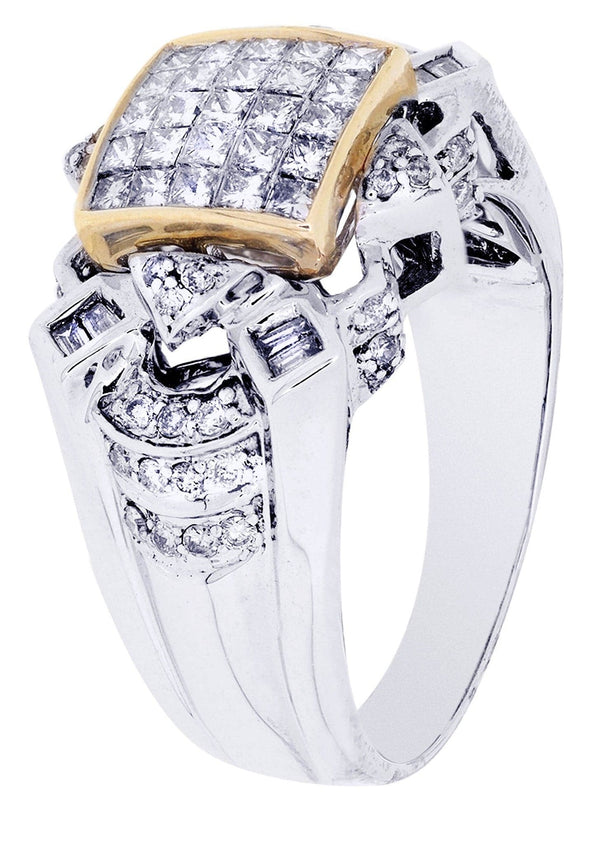 White Gold Mens Diamond Ring| 0.42 Carats| 10.2 Grams