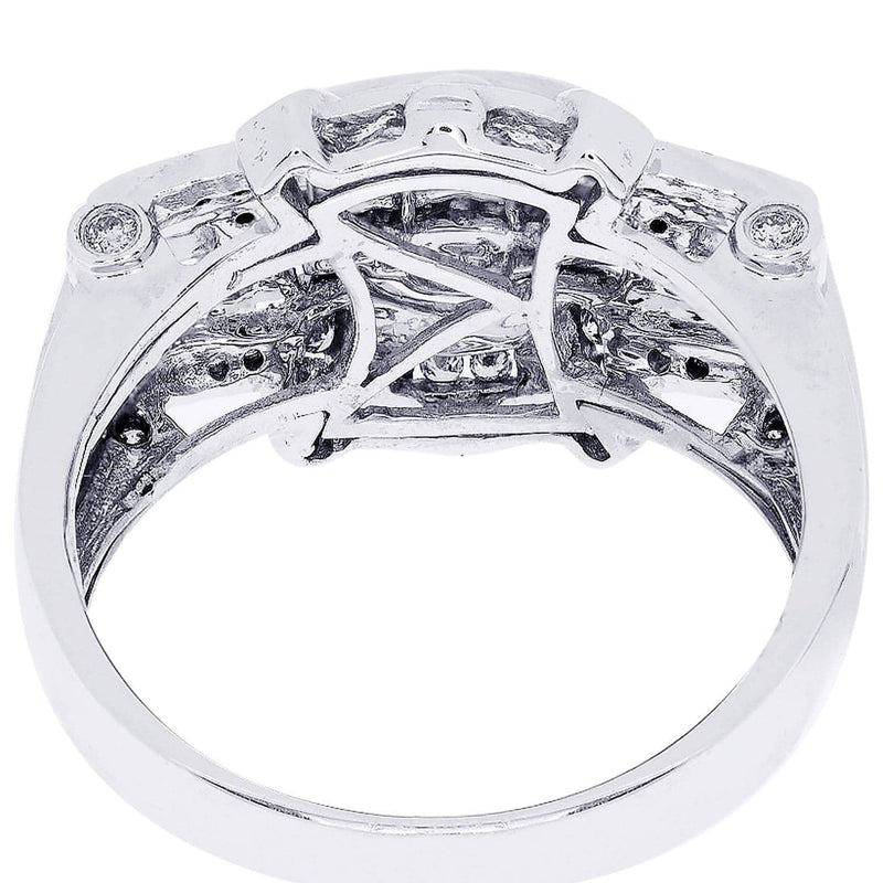 White Gold Mens Diamond Ring| 0.33 Carats| 8.57 Grams