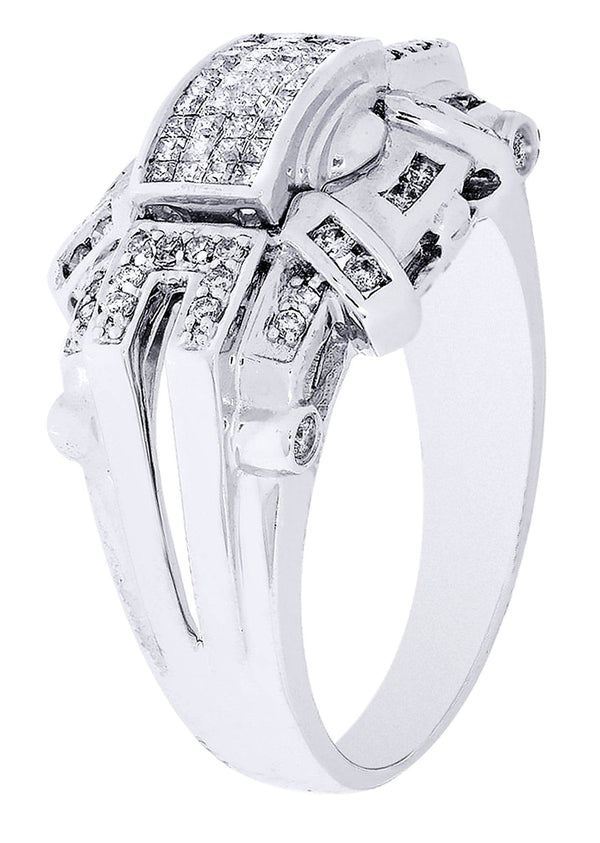 White Gold Mens Diamond Ring| 0.33 Carats| 8.57 Grams