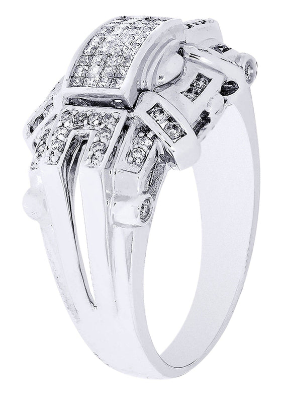 White Gold Mens Diamond Ring| 0.33 Carats| 8.57 Grams