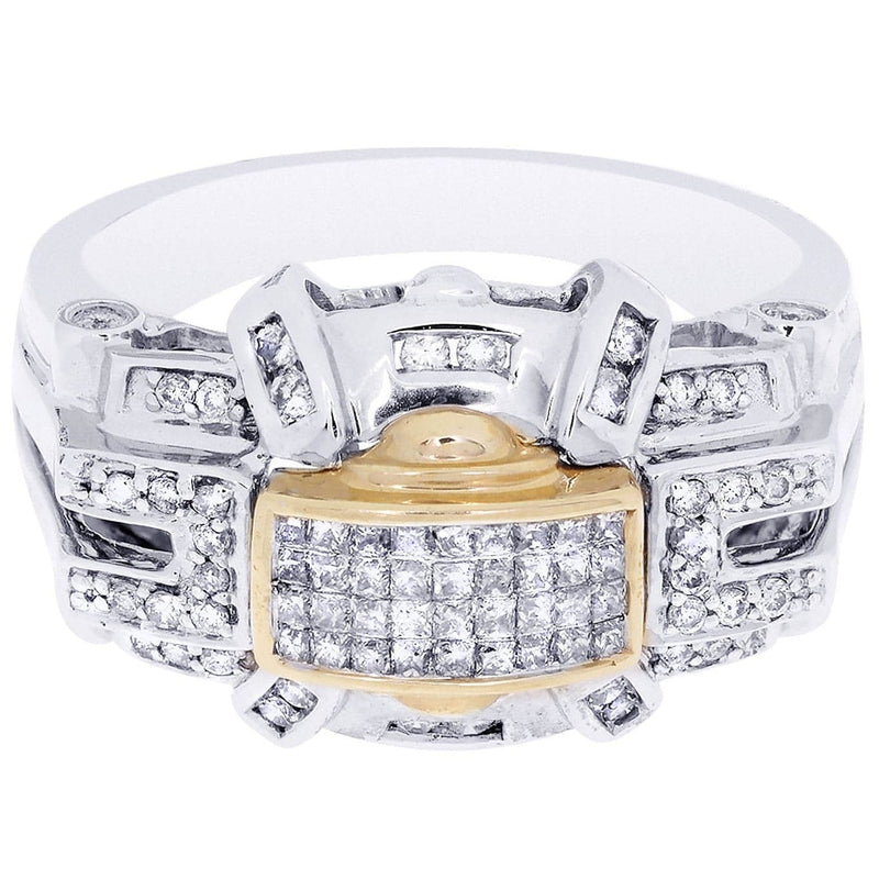 White Gold Mens Diamond Ring| 0.33 Carats| 8.69 Grams