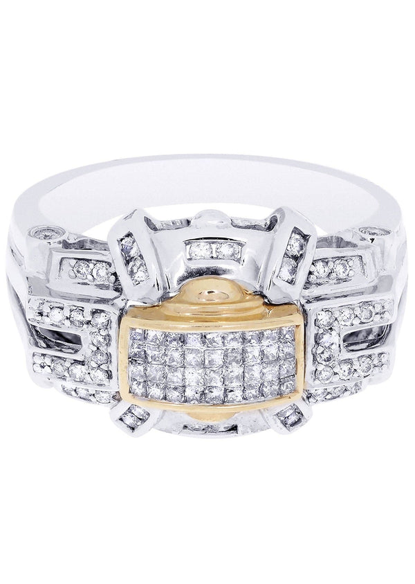 White Gold Mens Diamond Ring| 0.33 Carats| 8.69 Grams
