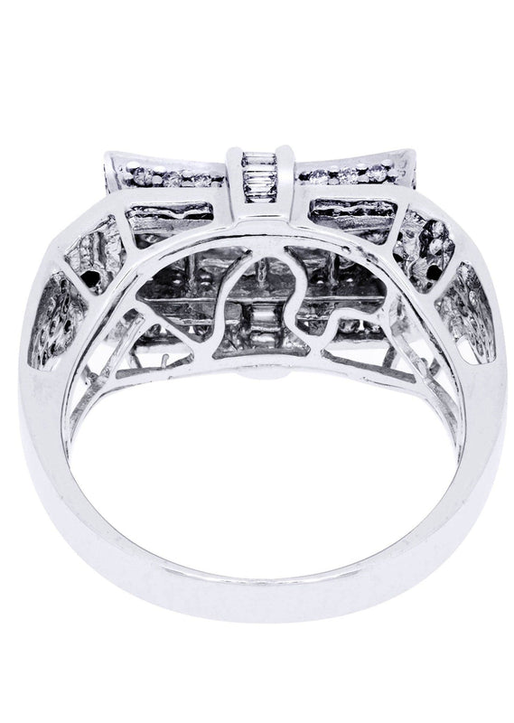 White Gold Mens Diamond Ring| 0.3 Carats| 8.68 Grams