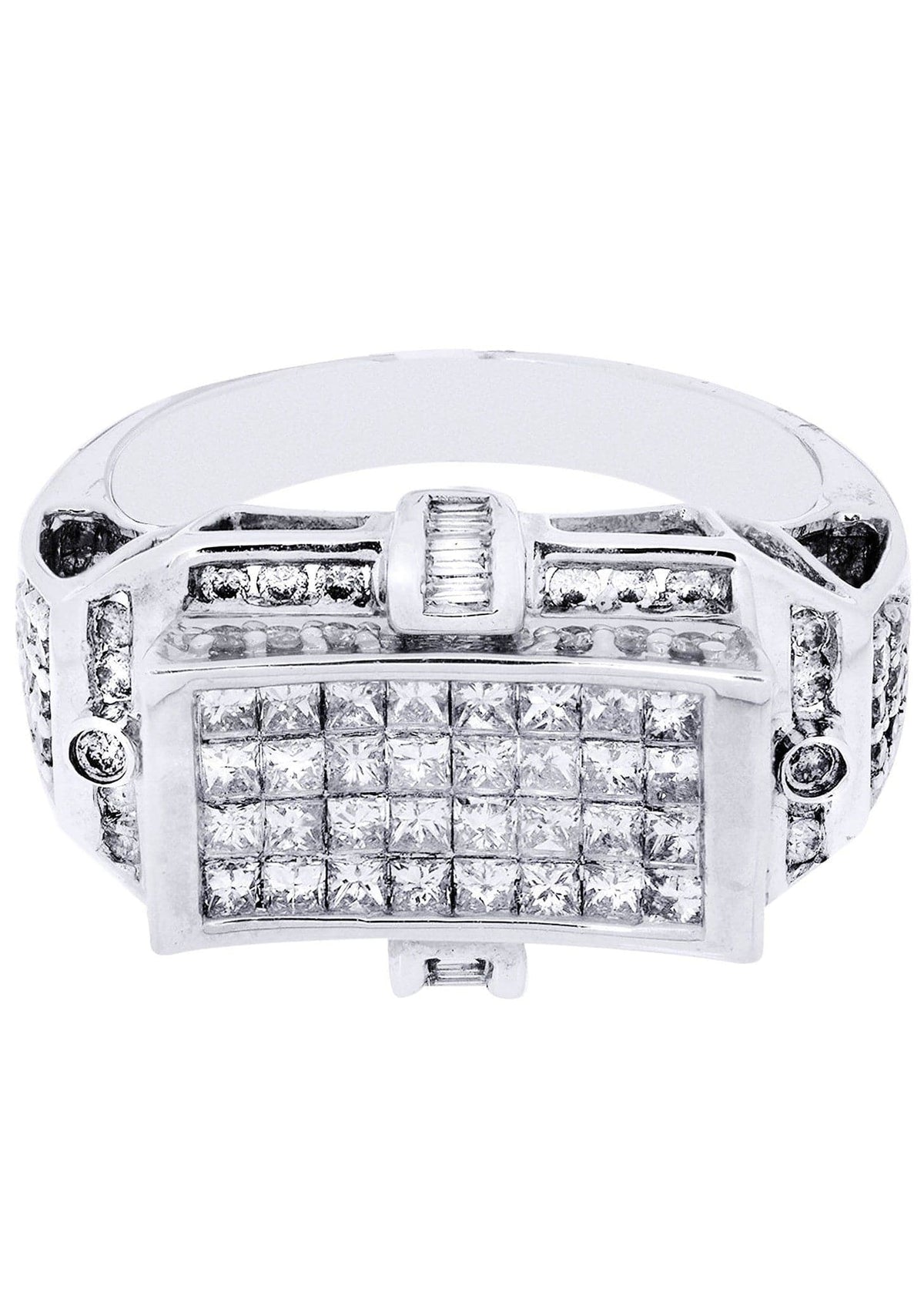 White Gold Mens Diamond Ring| 0.3 Carats| 8.68 Grams