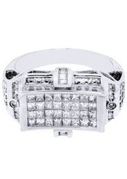White Gold Mens Diamond Ring| 0.3 Carats| 8.68 Grams