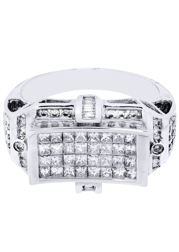 White Gold Mens Diamond Ring| 0.3 Carats| 8.68 Grams
