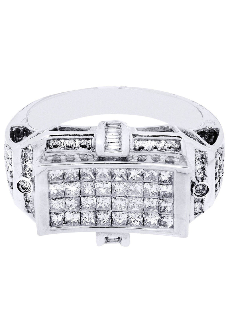 White Gold Mens Diamond Ring| 0.3 Carats| 8.68 Grams