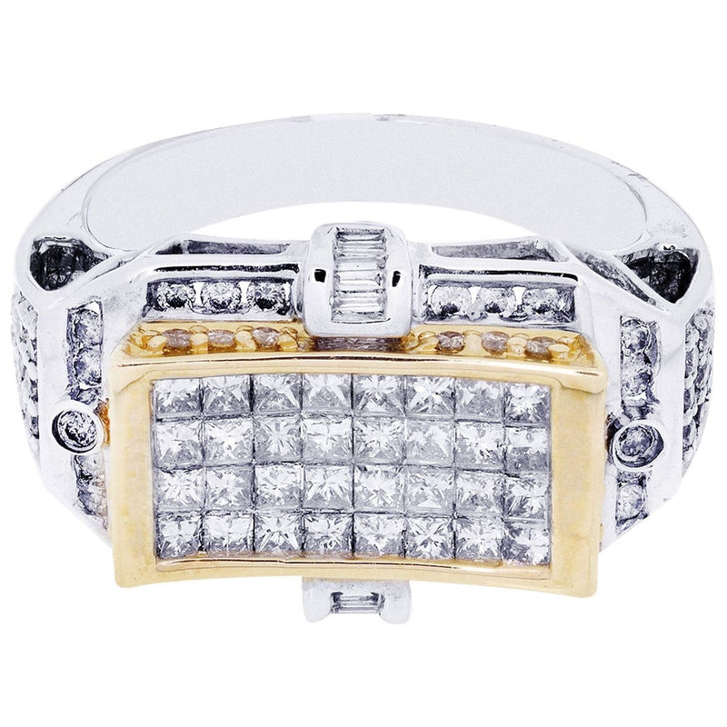 White Gold Mens Diamond Ring | 0.64 Carats| 9.05 Grams