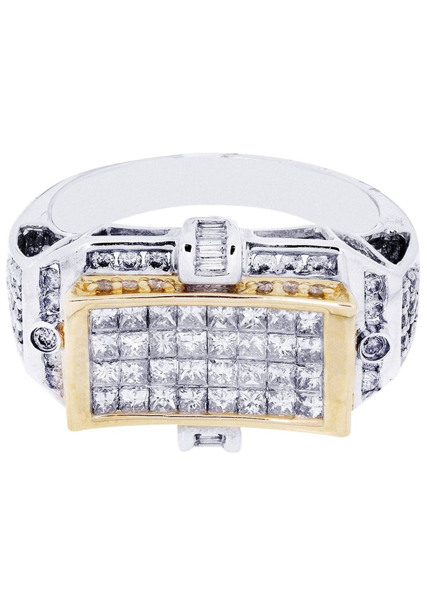 White Gold Mens Diamond Ring | 0.64 Carats| 9.05 Grams
