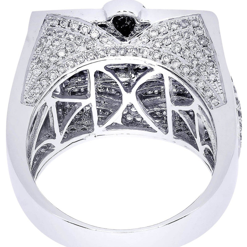 White Gold Mens Diamond Ring| 1.91 Carats| 14 Grams