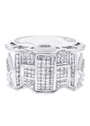 White Gold Mens Diamond Ring| 0.6 Carats| 13.33 Grams