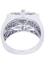 White Gold Mens Diamond Ring| 0.95 Carats| 11.27 Grams