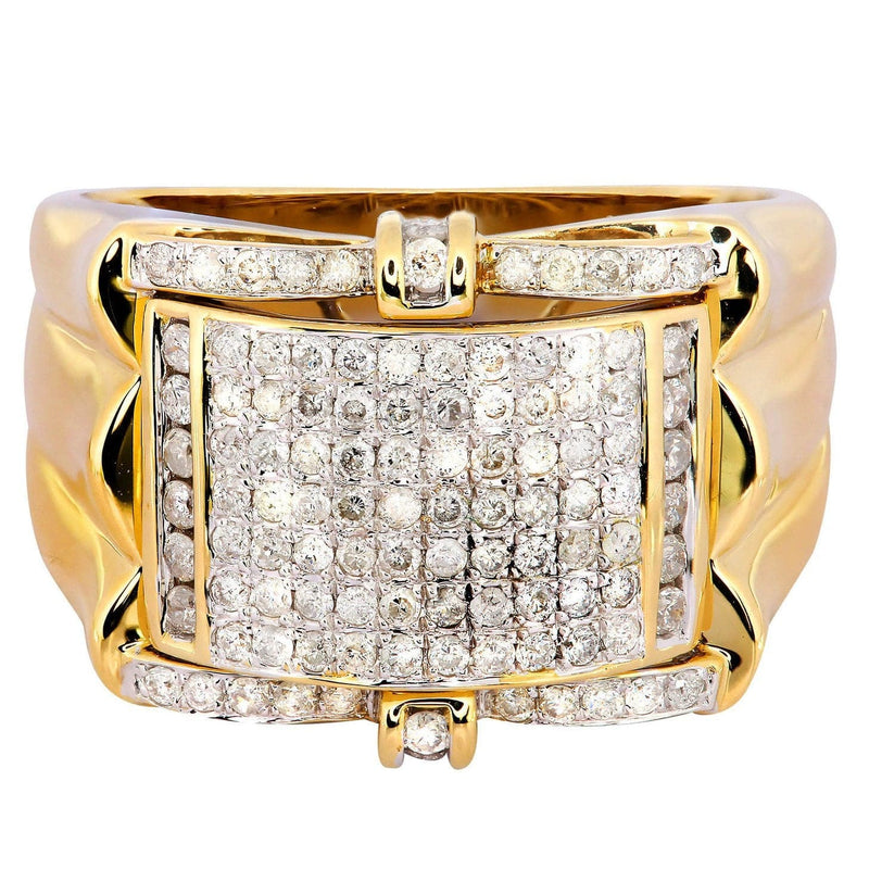 Mens Diamond Ring / Pinky Diamond Ring| 0.95 Carats