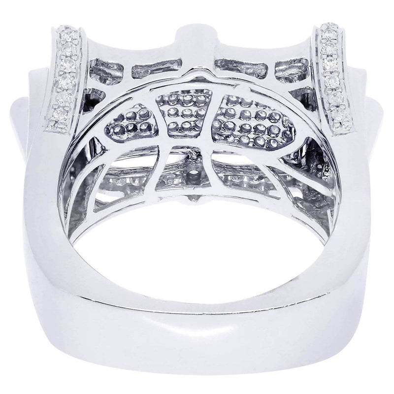 White Gold Mens Diamond Ring| 1.19 Carats| 17.5 Grams