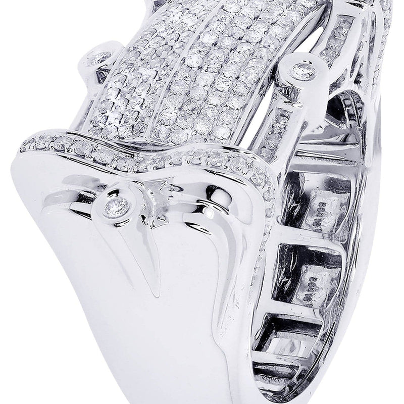 White Gold Mens Diamond Ring| 1.19 Carats| 17.5 Grams