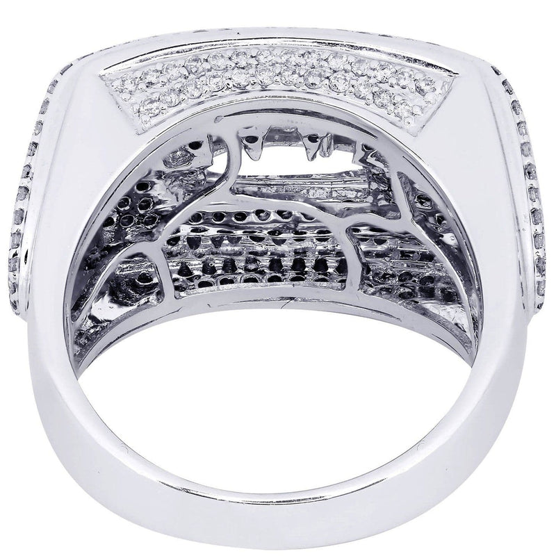 White Gold Mens Diamond Ring| 1.47 Carats| 15.44 Grams