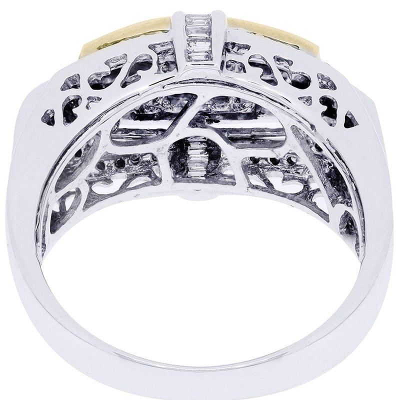 White Gold Mens Diamond Ring| 0.16 Carats| 9.3 Grams